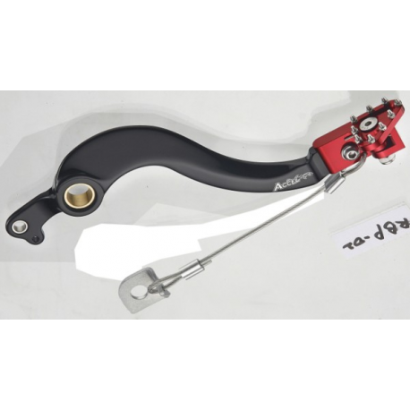 Accel, brzdový pedál, Honda CRF 250R '10-'13 červená barva
