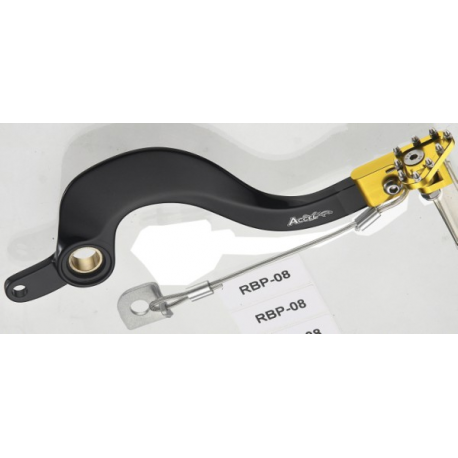 Accel, brzdový pedál, Suzuki RMZ 450 '08-'13, zlatá barva