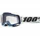 100%, brýle Racecraft 2 MODEL ARSHAM, barva bílá/modrá, čiré sklo