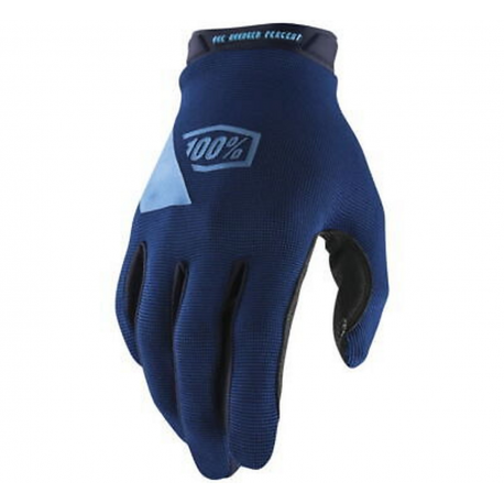 100%, rukavice Cross/Enduro MODEL RIDECAMP NAVY, barva modrá, velikost XL