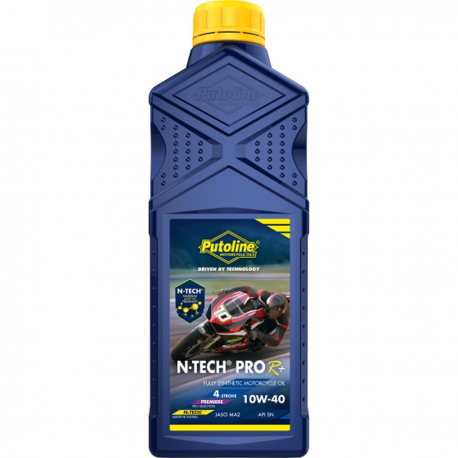 Putoline, motorový olej, 4T 100% Syntetic N-TECH® PRO R+ 10W-50 1L