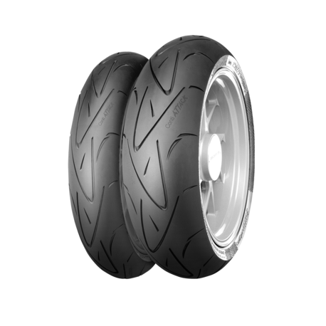 Continental, pneu 180/55ZR17 ContiSportattack (73W) TL M/C, zadní, DOT 08/2021 (244393)