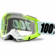 100%, brýle Accuri 2 DUNDER - Clear Lens, barva bílá/černá/zelená, čiré sklo