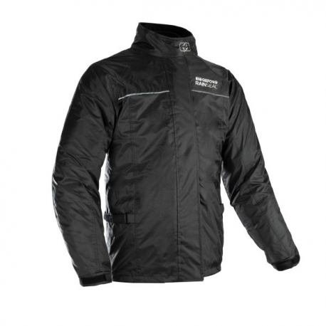 Oxford, bunda do deště Rainseal, černá barva, velikost 4XL