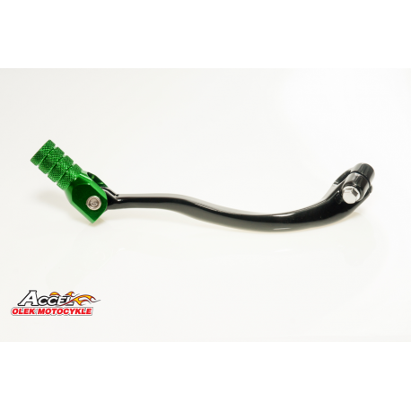 Accel, řadička, Kawasaki KXF 250 '06-'08 duralová, černá barva, zelená koncovka