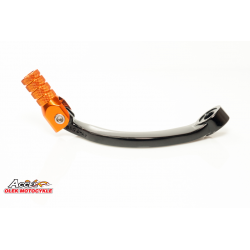 Accel, řadička, KTM 690 DUKE '08-'18 duralová, černá barva, oranžová koncovka (7503403100)