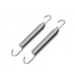 Accel, pružiny výfuku Yamaha 2T 10X80mm (otočné koncovky) (2ks.)