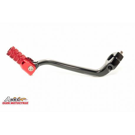 Accel, řadička, Honda CRF 450X '05-'17 duralová, černá barva, červená koncovka (24700-MEY-670)