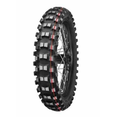 Mitas, pneu 90/100-12 C-20 Stoneking PIT CROSS 46M TT (červený pruh), zadní, DOT 2023