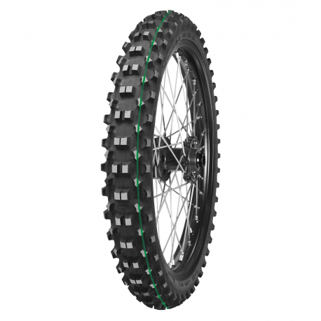 Mitas, pneu 90/90-21 C-19 54R TT Super Light (zelený pruh) CROSS + FIM, přední, DOT 11/2023 (26710)