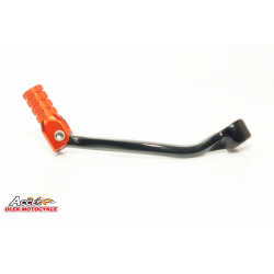 Accel, řadička, KTM SX85 '03-'17, SX105 '07-'11, duralová, černá barva, oranžová koncovka (47034031000)
