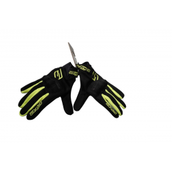 Five Gloves, textilní rukavice Globe Evo, barva černá/žlutá, velikost 9 (M)