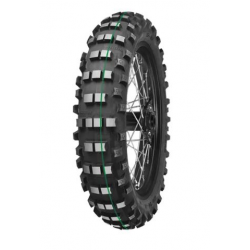 Mitas, pneu 140/80-18 EF-07 70R TT Super Light Enduro FIM (zelený pruh), zadní, DOT 13/2023 (26274)