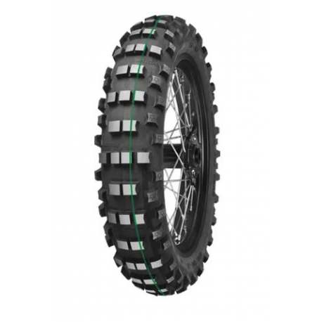 Mitas, pneu 140/80-18 EF-07 70R TT Super Light Enduro FIM (zelený pruh), zadní, DOT 13/2023 (26274)