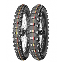 Mitas, pneu 120/90-18 Terra Force MX-SM Soft/Medium 65M TT (červený/žlutý pruh), zadní, DOT 2023