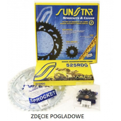 Sunstar, řetězová sada, BMW S1000 RR 1000 '12-'15, S 1000RR ABS '14-'18 PLUS zlatý řetěz (17/45/118) (do 1100CC XW RING) (SUN4