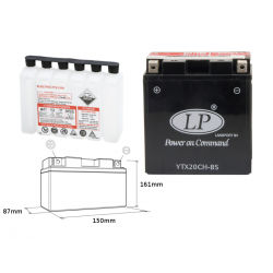 Landport, akumulátor YTX20CH-BS (YTX20A-BS) 12V 18AH 150X87X161, bezúdržbový (4) UE2019/1148