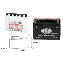 Landport, akumulátor YTX9-BS 12V 8AH 152X88X106, bezúdržbový (6) UE2019/1148
