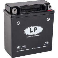 Landport, akumulátor YB5-3 (SLA) 12V 5AH 119X59X130 (12N5-3B), bezúdržbový (12) YB5LB(S) L, YB5-LB (S)