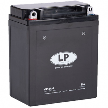 Landport, akumulátor YB12A-4 (YB12A-A/B) 12V 12AH (135X80X160mm) (165A) SLA, bezúdržbový (4)