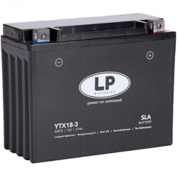 Landport, akumulátor YTX18-3 (Y50N18L) 12V 21AH (205X85X162mm) (350A) SLA, bezúdržbový (2)