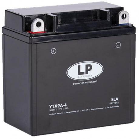 Landport, akumulátor YTX9A-4 (YB9B) 12V 9AH (135X75X138mm) (120A) SLA, bezúdržbový (6)