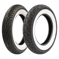 Dunlop, pneu MU85B16 D402 77H TL, bílé bočnice, Harley Davidson, zadní, DOT 15/2023