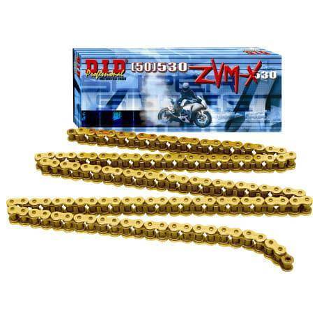 DID 50(530)ZVMXG&G-140, zlatý řetěz (140 článků) X-RING (50ZVMXGG140)(50ZVMXGB-140)(s nýtovací spojkou) (50ZVMXGG-140)