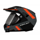 UFO, přilba Aries OffRoad/Dual/Tourer, s protisluneční clonou, barva černá/šedá/červená, velikost