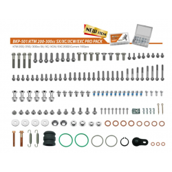 Accel, velká sada šroubů Pro Pack Factory 2T, KTM SX/XC/XC-W/EXC 200/300 '02,