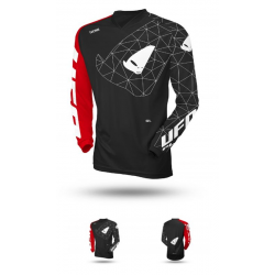 UFO, dres Tecno Jersey Cross, barva černá/červená, velikost XXXL - UFO kolekce 2024