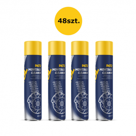 Mannol, MONTAGE CLEANER- čistič brzd - balení 48ks