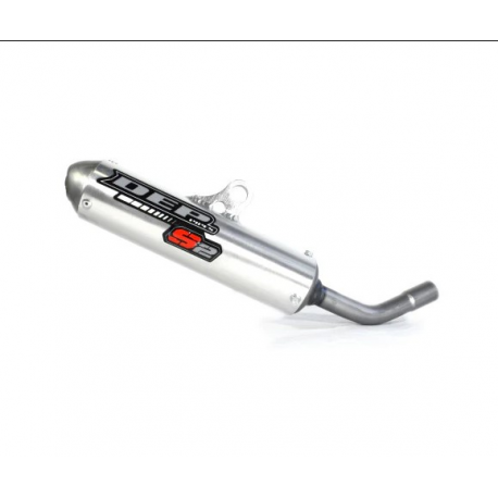 Dep Pipes, koncovka výfuku, KTM 65 SX16-, Husqvarna TC 65 16-, Gas Gas MC 65 21- , stříbrná barva