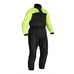 Oxford, kombinéza do deště, barva černá/žlutá fluo, velikost 6XL (XXXXXXL)