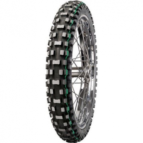 Mitas, pneu 90/90-21 E-13 54R TT (zelený pruh), přední, DOT 08/2023 (24621)