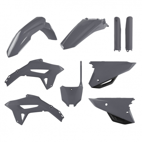 Polisport, sada plastů, Honda CRF 250R '22-'23 CRF 450R '21-'23, s kryty přední vidlice, šedá barva (NARDO GRAY)
