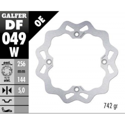 Galfer, zadní brzdový kotouč, Honda XRV 750 AFRICA TWIN '90- CMX 1100 REBEL '21- NT 1100 '22- (WAVE FIXED) (256X144X5MM)