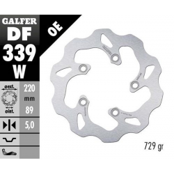 Galfer, zadní brzdový kotouč, Suzuki SV 650S '03-'06 SV 1000 '03- TL 1000S/R '97 GSX-R 600 '97-'10 GSX-R 750 '96-'10 GSX-R 1000