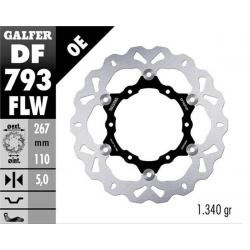 Galfer, zadní brzdový kotouč, KTM 1050 ADVENTURE '15- 1090 ADVENTURE '17- 1190R ADVENTURE '13- 1290R/S/T SUPER ADVENTURE '15-'23