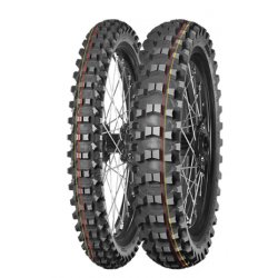 Mitas, pneu 100/100-18 Terra Force MX-SM Soft/Medium 59M TT, zadní, DOT 20223(DOT:JPDT) (červený/žlutý pruh) (26311)