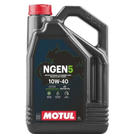 Motul, motorový olej NGEN 5 10W40 4T 4L Syntetic