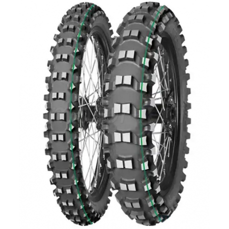 Mitas, pneu 110/100-18 Terra Force MX-SM 64M TT SUPER LIGHT (zelený pruh), zadní, DOT 37/2022 (26323)