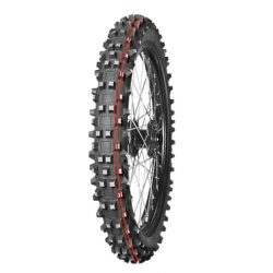 Mitas, pneu 80/100-12 Terra Force MX-SAND 50M TT, zadní, (dvojitý červený pruh) DOT 2023