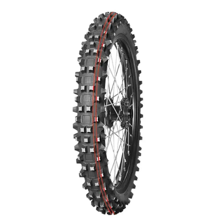Mitas, pneu 80/100-12 Terra Force MX-SAND 50M TT, zadní, (dvojitý červený pruh) DOT 2023