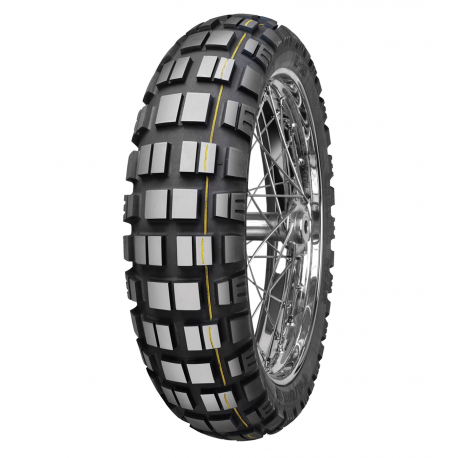 Mitas, pneu 140/80B18 E-10 Enduro DAKAR 70T TL M+S, zadní, (žlutý pruh) DOT 04/2023 (24426)