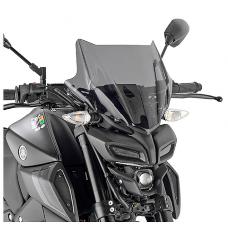 Kappa, plexištít, Yamaha MT 125 '20-'22, Honda CB 750 HORNET '23, (28 X 36,5 cm) kouřový - nutno použít montážní sadu A2166AK L