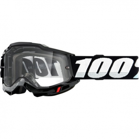 100%, brýle Accuri 2 UTV/ATV SAND/OTG GOGGLE BLACK - PHOTOCHROMIC LENS - brýle Accuri 2 UTV/ATV SAND/OTG, černá barva