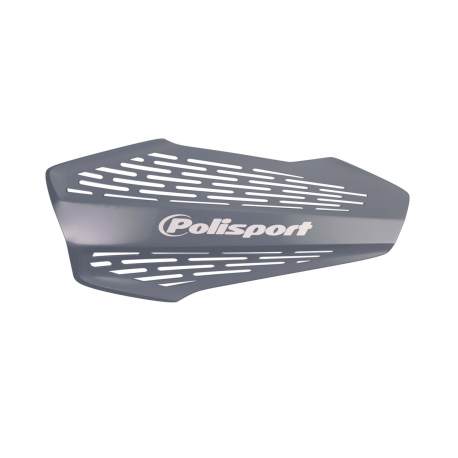 Polisport, chrániče páček, model MX FORCE, s uni montážní sadou 22/28mm, šedá barva