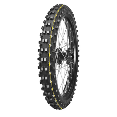 Mitas, pneu 90/100-21 C-19 SUPER 57R TT (žlutý pruh), přední, DOT 06/2023 (26104)
