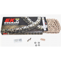 EK, řetěz ZVX3 Ultra Sport NX-RING 120 článků, zlatá barva (do 1400ccmm) (48,9 KN) (Made in Japan)